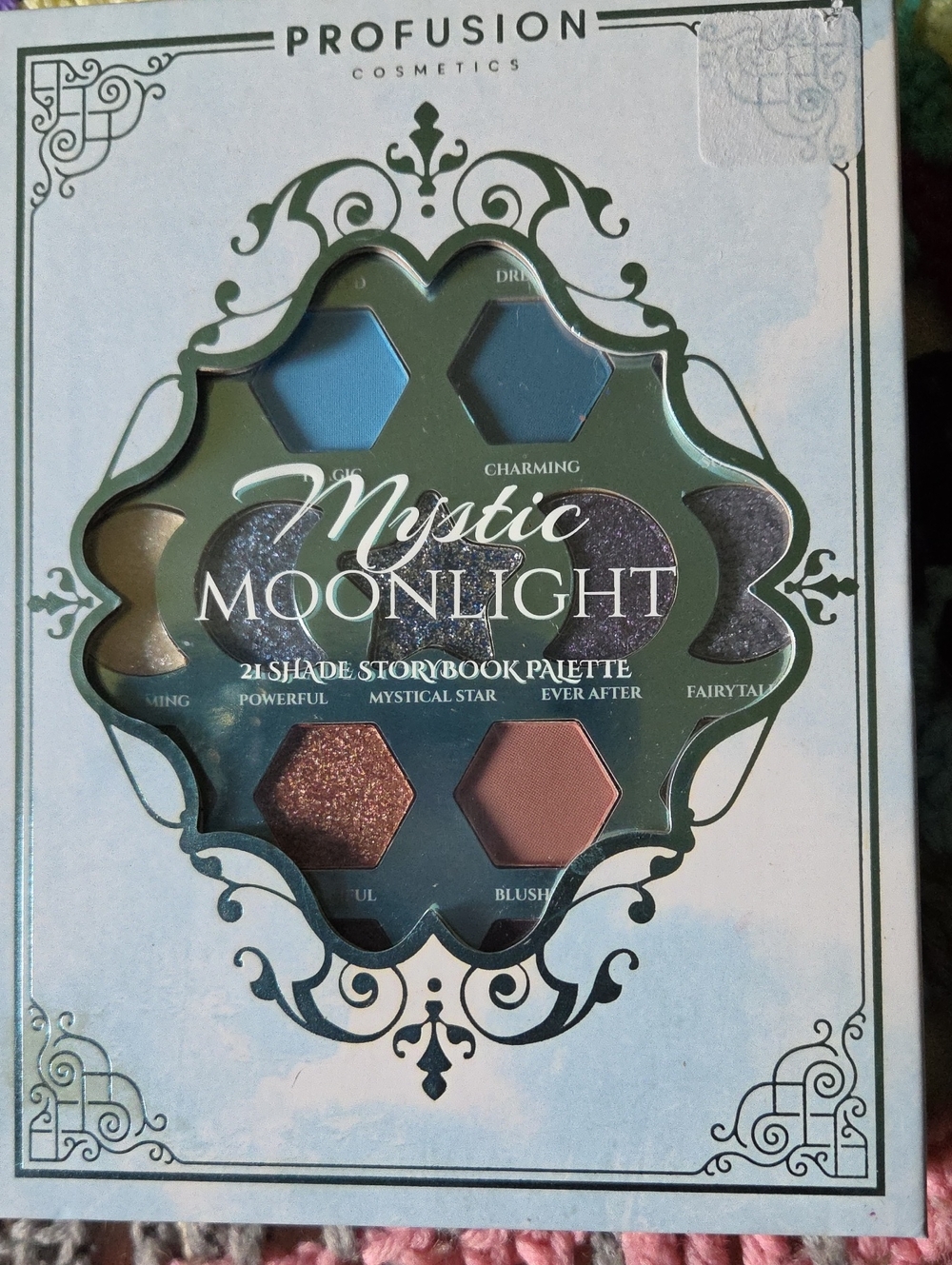 Profusion Cosmetics Mystic Moonlight 21 Shade Storybook Eyeshadow Palette. NIP.